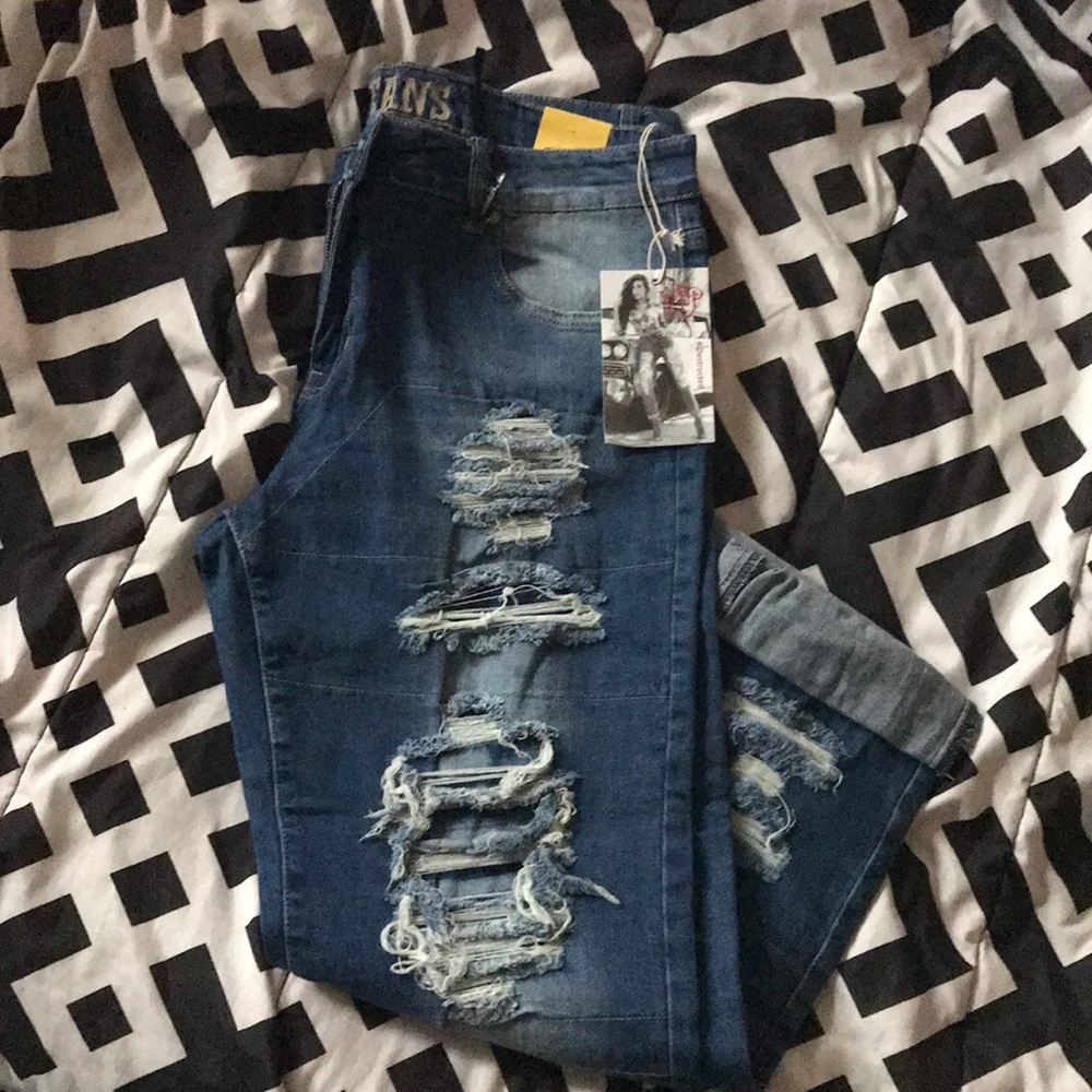 VIP Ripped denim jeans